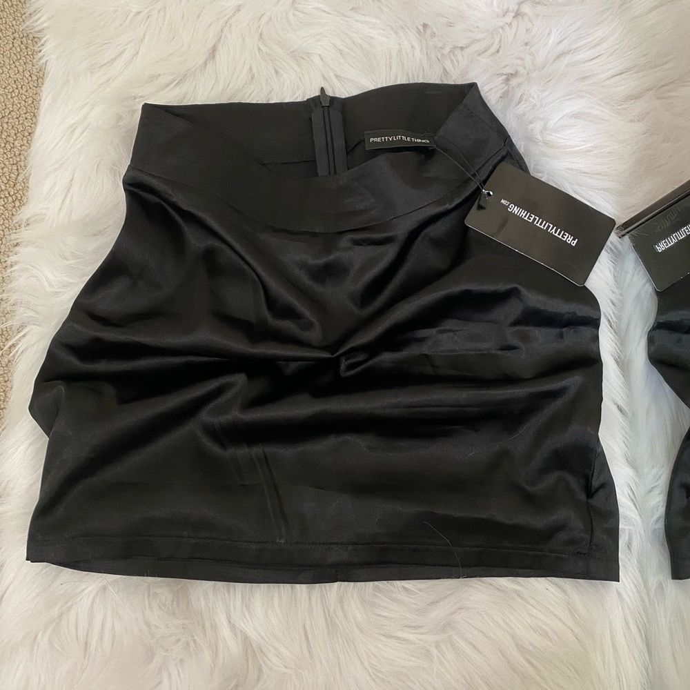 BRAND NEW pretty little things satin skirt
